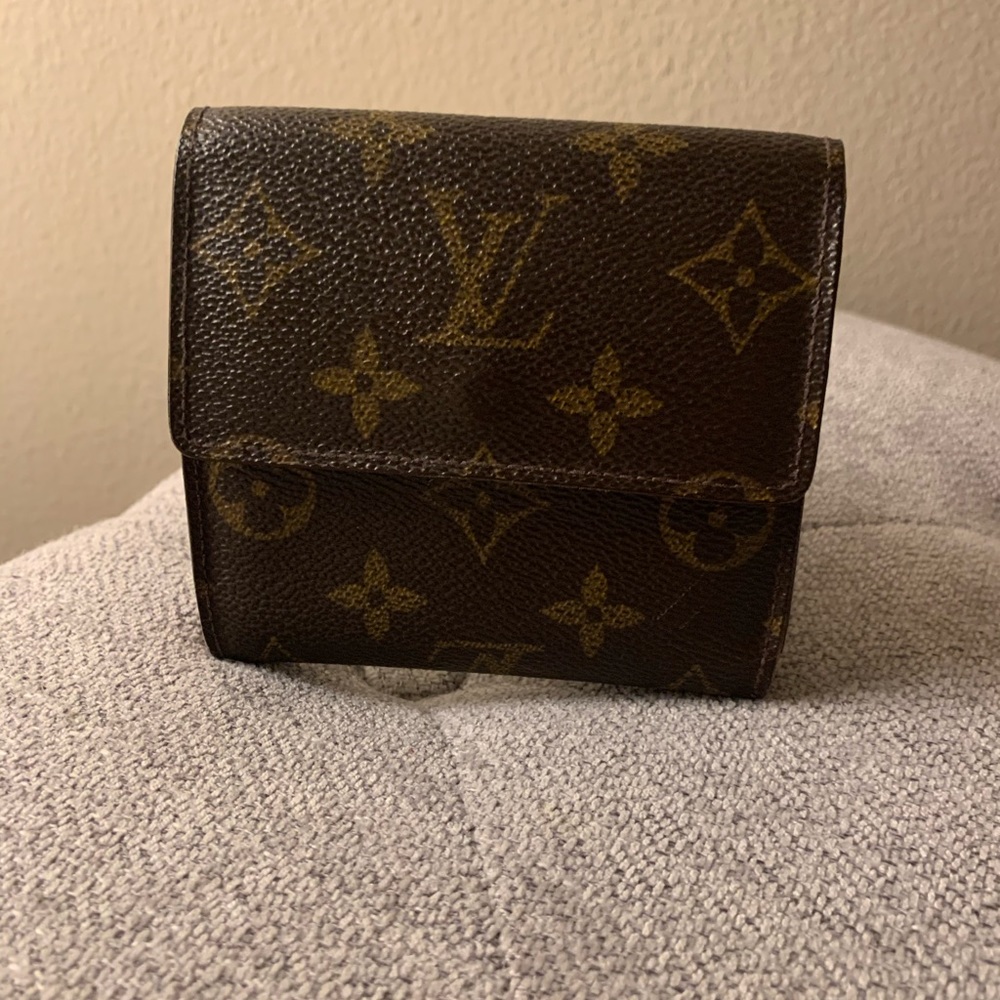 Louis Vuitton monogram, canvas leather wallet
